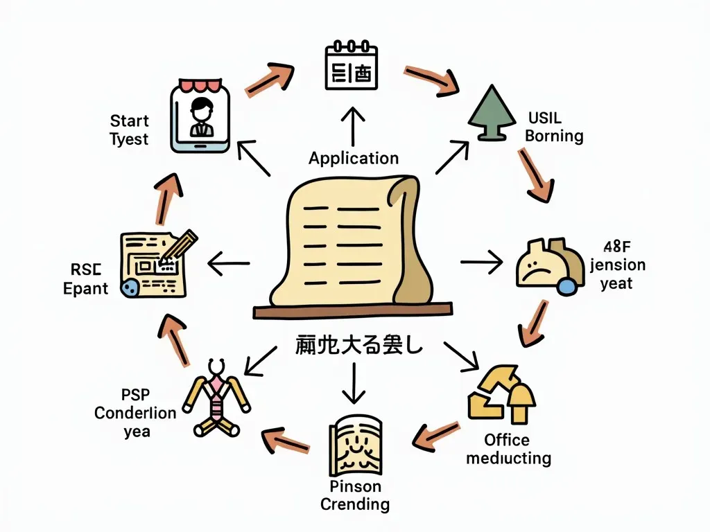 年金申請プロセス