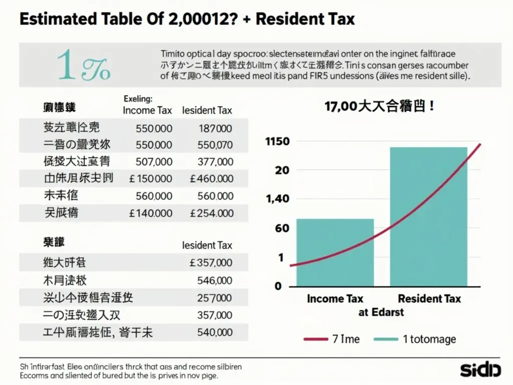 所得税と住民税の概算表