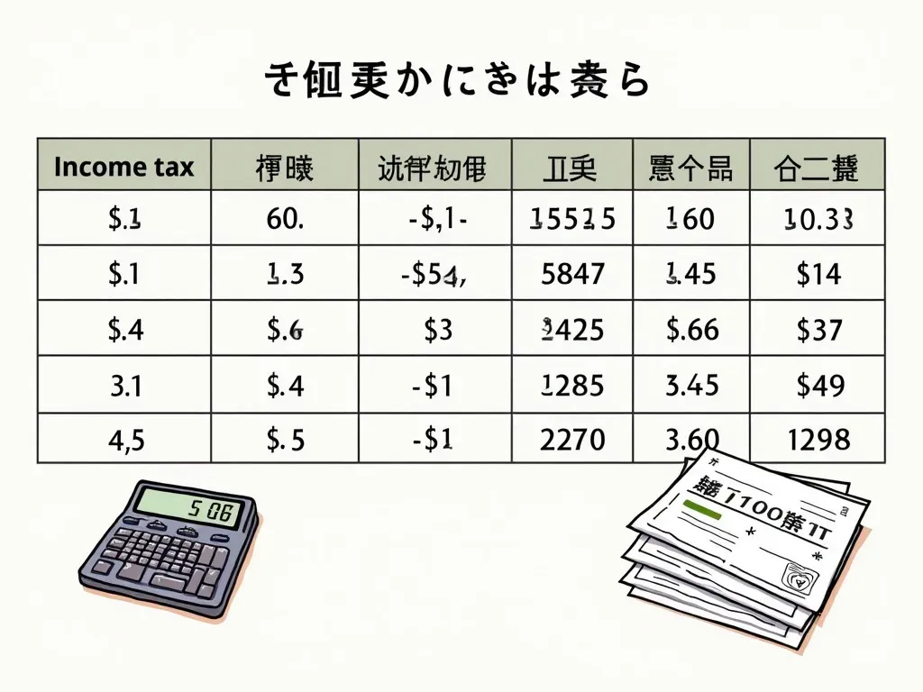 所得税計算表