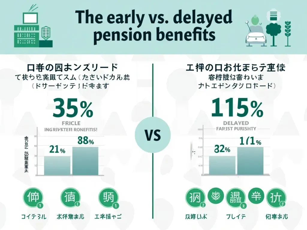 繰り上げ・繰り下げ受給の比較