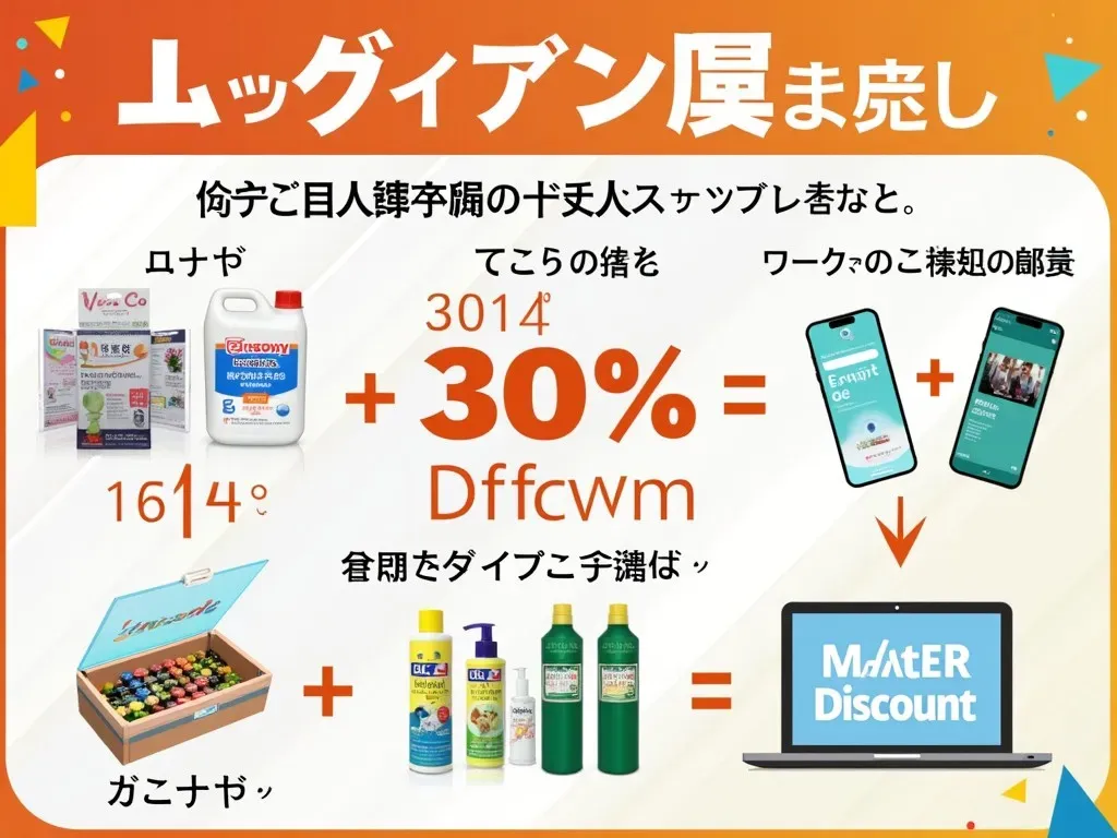 複数商品の30パーオフ計算