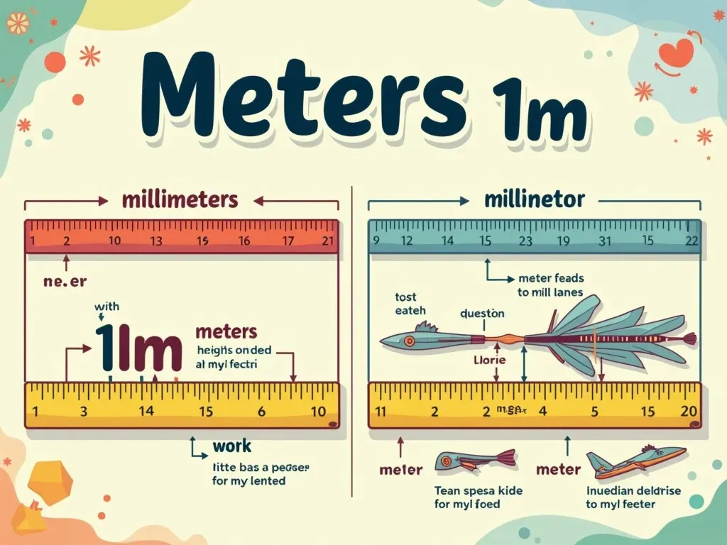 1mとミリメートルの関係