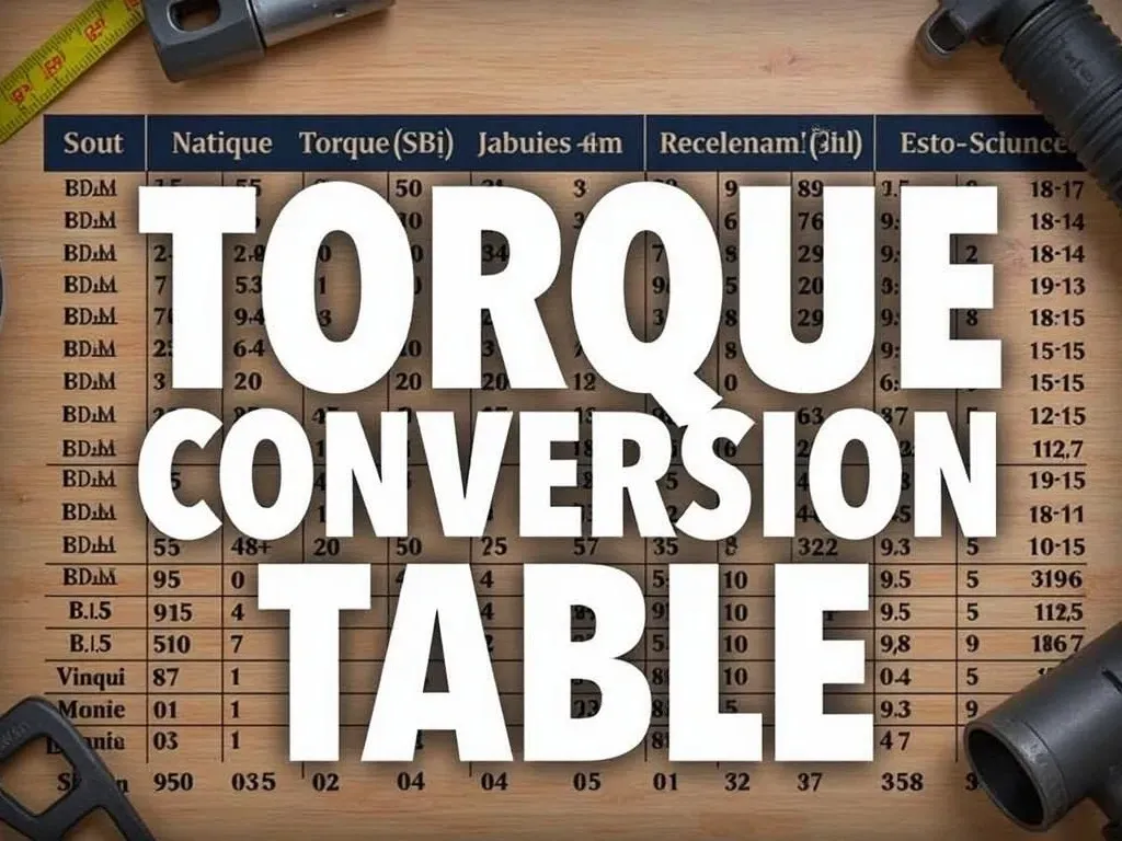 Torque Conversion Table